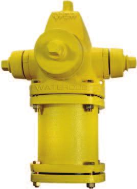 WATEROUS FIRE HYDRANT FEATURES The Waterous Pacer s sleek and stylish design blends perfectly with today s modern architecture. The Pacer is rated for 250 p.s.i.g. and exceeds all of the requirements of AWWA C502.