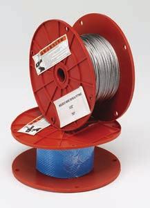 45) KwikPak KwikPak include KwikWire clamps and a spool of wire rope KwikPaks are shipped in a specially