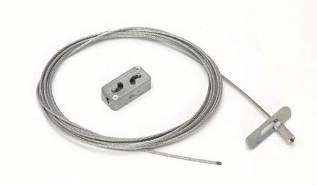KwikWire Single Style Toggle Termination Part Wire Rope Diameter Length Number in. (mm) in.