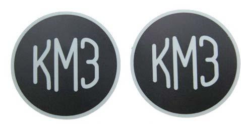 84 Fuel tank emblem stickers KMZ (Dnepr & K-750), Black List Price: 9.