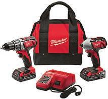 Mulit Voltage Charger, 1/2-2 Jaw and Case $2,799 99 Milwaukee 262922 18VOLT