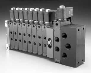 Information: All 250 Series valve stacks are assembled with tie rods at the factory at no additional charge. To order, first list the quantity and model of each type of valve required, (see page 33).