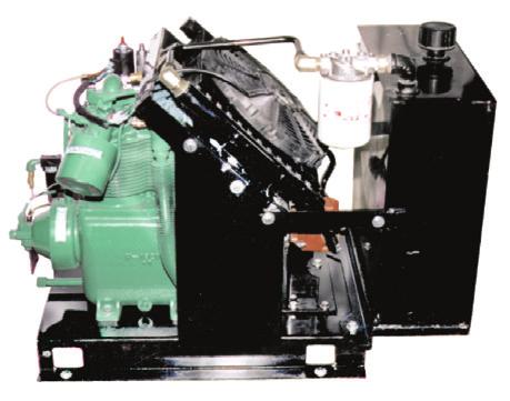 Two-Stage Piston Series All two-stage hydraulic-driven units include a heavy-duty commercial grade two-stage reciprocating pump for reliable performance.