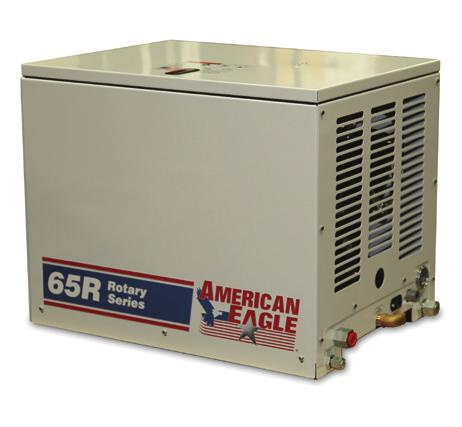 Rotary Series Compressors American Eagle offers a wide range of rotary screw compressors, with above deck, below deck, or underhood mounting options.
