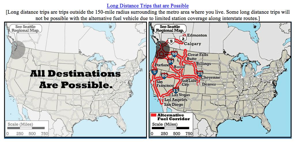 Long distance (interstate) Coverage