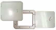 254 Access doors Access Hatch Suitable for RV or marine applications but not intended for weather tight horizontal mounting.