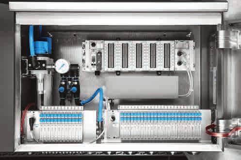 Other highlights Up to 24 valve positions on a single valve terminal Suitable for a control cabinet and environment up to IP69K For multi-pin, IO-Link and all common fieldbuses thanks to CTEU Two