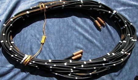triple cable (#4 welding cable, type K shielded extension wire) SPLITTER: Features: Provides availability to connect multiple heating elements in series to one secondary cable.
