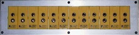 outlet 6 way panel mount (type K )