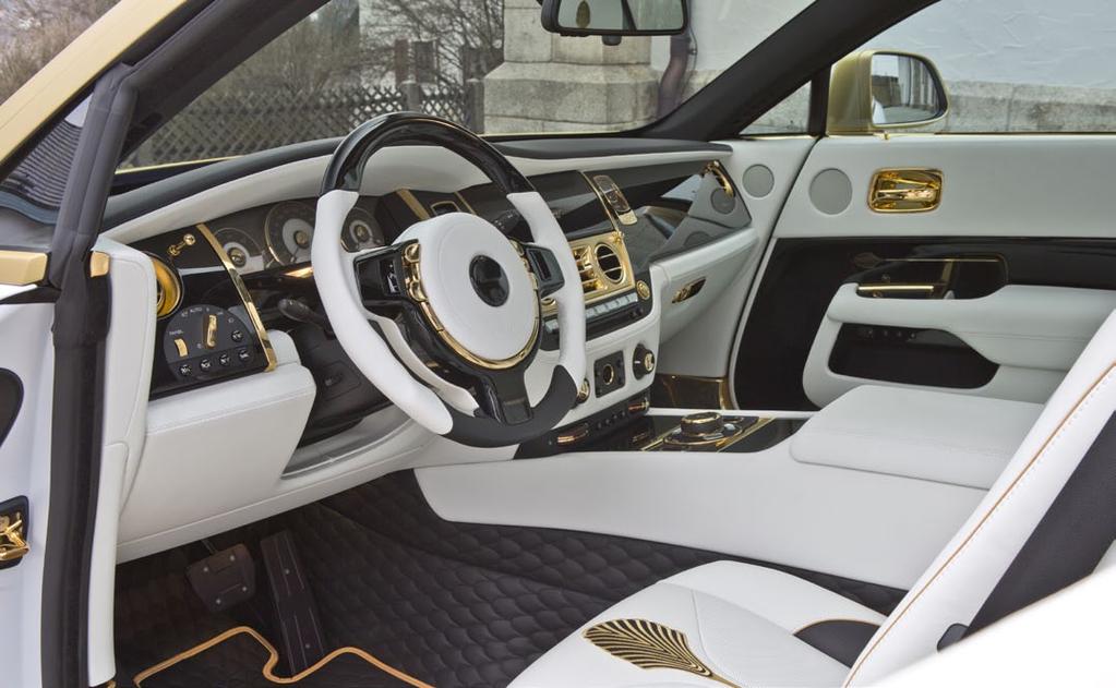 In the interior as well, the design department has worked in conjunction with the MANSORY upholstery team to outperform the luxury for which Rolls-Royce is famous.