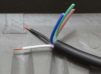 Once you decide which wires you will use, strip off both ends of each wire.