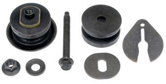CHASSIS BODY MOUNT SETS OVER 30 SKUS AVAILABLE Secures frame or subframe to vehicle body while isolating road noise and