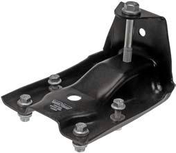 the vehicle OVER 15 SKUS AVAILABLE Bracket that mounts to the frame and holds the leaf spring in place Complete Kit - Includes hardware for a complete repair Shackle and hardware are
