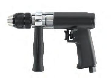Special tools for brakes Compressed Air Drill Benefits: Easy-to-handle device for anti-fatigue work Exhaust air guide through the hand grip downwards With infinitely variable speed control