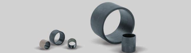 Bushings with Elgotex These plain bearings are particularly suitable for dry-running applications that are subjected to high loads and vibrations.