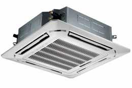 76 VRF Cassette indoor units Standard Cassette Indoor Units SYSVRF Features New grille SYSPANEL EVO with 360 air discharge providing strong circulating air flow to cool or heat every corner of the