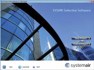 VRF connection to AHU 95 SYSVRF selection and designing software Selection and designing software for all SYSVRF systems, 2-pipe, 3-pipe and
