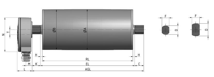 connector in polyamide.