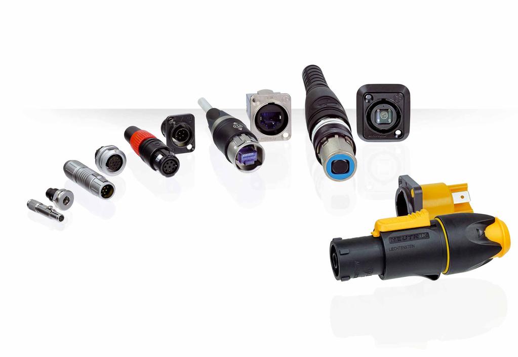 s u p e r i o r q u a l i t y Introduction The Neutrik circular connector program is a range of metal, multi-pole connectors specifically designed for industrial applications.