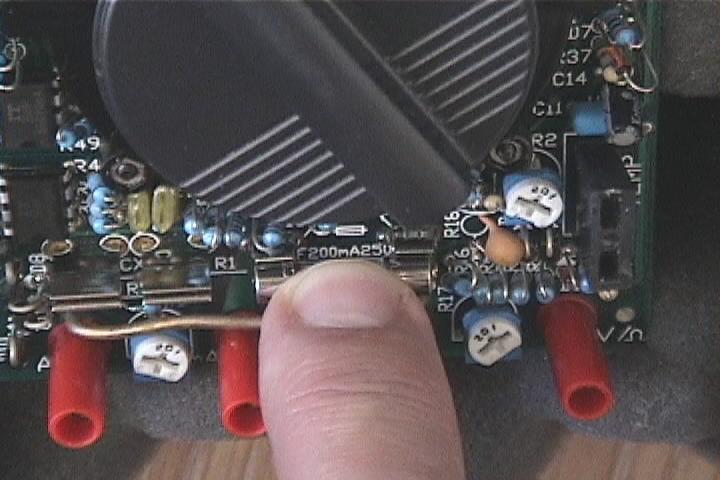 This is the precision current shunt, which should be protected.