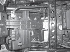 e. Remove side pocket panel shown in Figure 15. f. Remove side panel shown in Figure 16. g. Secure contactor with supplied U-bolts, washer and nuts, supplied in winch mounting kit, see Figure 17.