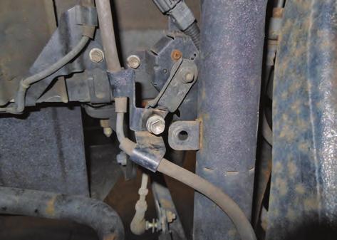 2. Unbolt the wiring support bracket from the shock