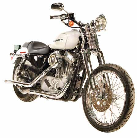 Use the 3" over stock length Springer on Dyna Glides and standard height Sportsters, and use the stock length Springer on Sportster models that came lowered