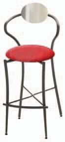 Chair, Black & Red 20 L x 20 D x