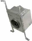 Housings STANDARD recessed fixture housings are made of industrial-strength galvanized steel and are tightly fitted to prevent noise and/or vibration from the fixture.
