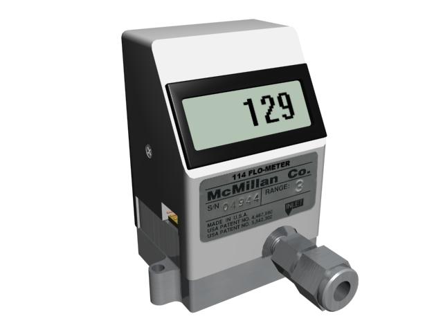 LCD Flow Display (Model S-114 shown, other S Series models similar) 3. Operating at Flow Rates Outside the Calibrated Flow Range CAUTION:.