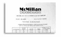 McMillan Company is not liable for damage to the device once it has left the manufacturing premises. Open the package from the top, taking care not to cut too deeply into the package.
