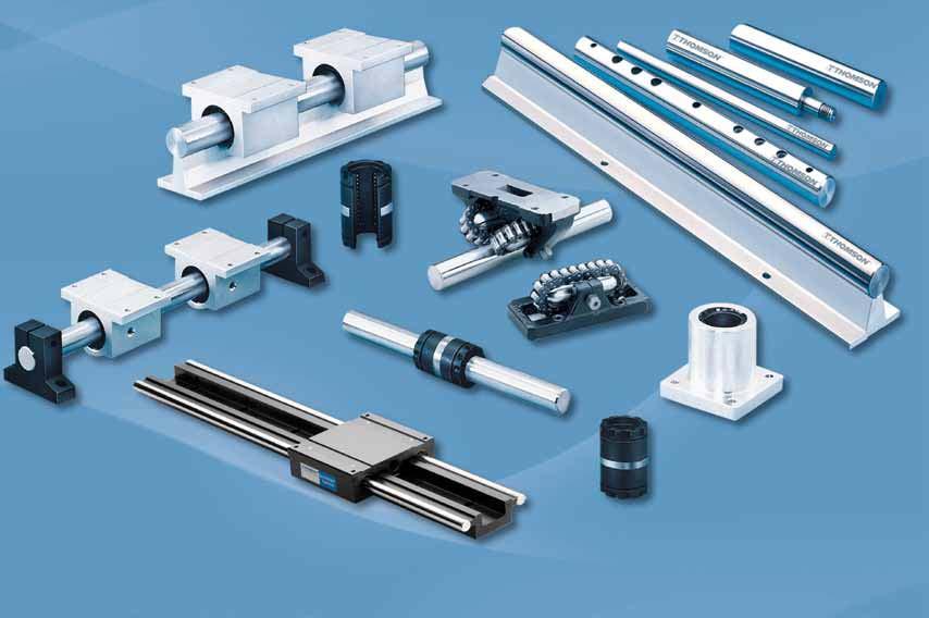 Thomson RoundRail Linear Guides and Components Selection Guide for Inch and