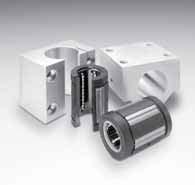 A selfaligning capability up to 0,5 compensates for inaccuracies in base flatness or carriage machining.