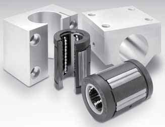 A self-aligning capability up to 0,5 compensates for inaccuracies in base flatness or carriage machining.