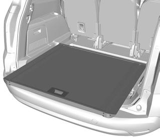 The maximum permissible weight on the end of the sliding loadspace floor when the floor is in the fully extended position (slid outside the luggage compartment) is 120 kilogrammes (265 pounds).