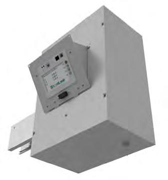 225T3 System END FEED UNITS: METERING Description Standard end power feed units connect to the end of the busway.