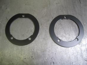 2 Upper Coilover Mount Retaining Rings 6 Flanged