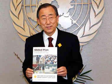 The UN Decade of Action for Global Road Safety In response the United Nations has launched a Decade of Action for Road Safety 2011-2020 with the aim to reduce by 50% the forecast number of road