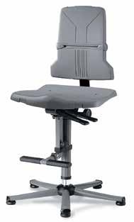 Mechanisms and functions (for precise details, see pages 16-17) or or Contact backrest Contact backrest with seat tilt adjustment Synchronous mechanism with weight regulation Seat height adjustment