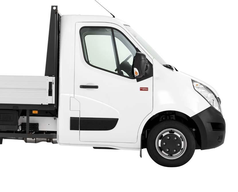 AVAILABLE IN VAN BODY, TIPPER OR FLATBED CONFIGURATIONS STRAIGHT FROM THE FACTORY BODY MOUNTING