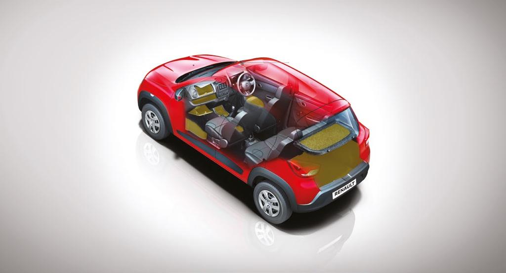 Live for More Comfort & Convenience Make the most of your weekends with the Renault Kwid's ergo smart cabin.