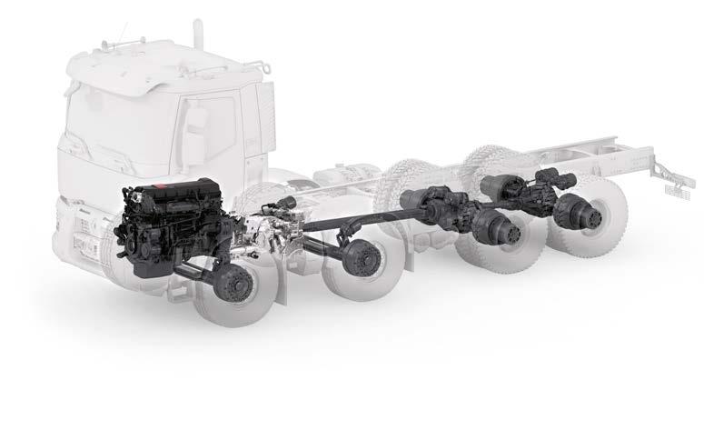 RENAULT TRUCKS_ 6 7 RENAULT TRUCKS_ A SERIES OF 2 ENGINES WITH 6 POWER RATINGS The technologies chosen by Renault Trucks for its Euro