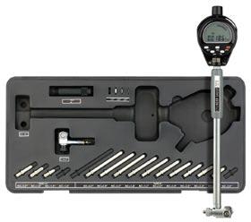 4" to 6"/35 to 150mm ELECTRONIC BORE GAGE Includes FREE Instructional CD! Bore Gage Features: Carbide anvils. Range: 1.4"-6"/35mm-150mm Easily adjustable. Insulated grip.