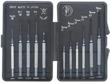 Screwdriver size range: #00, #0, #1, 1 32", 3 64" 1 16", 5 64", 3 32" and 1 8".