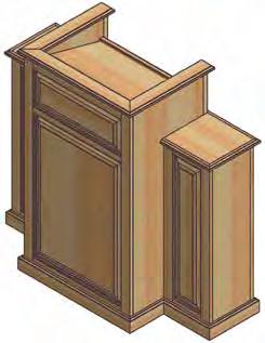 Pulpits & Lecterns Pulpits Expertly handcrafted Pulpits offer traditional style and high-quality construction to complement current furnishings.