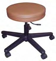 Black nylon or die-cast aluminum base Adjustable foot ring Carpet or hard surface casters available Matching task chairs, 4-leg chairs, sled base chairs, and cafe stools F2800HAPSTOOL Perch Stool The