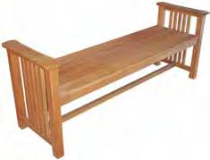 Excellent craftsmanship and top-quality construction methods ensure these benches will hold up to heavy use.