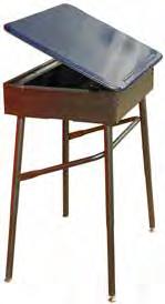 22-30 h FDESKFLIPTOPTLEGNEWM T-Leg 19 d x 26 w x 24-31 h FDESKFLIPTOPM 4-Leg 18 d x 24 w x 22-30 h 539 Single Entry Desk Chairs The classic one-piece design of the 539 Desk Chair is a durable and
