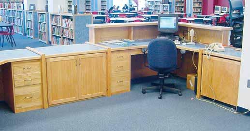 Circulation Desks Custom Circulation Desks Iowa Prison Industries Circulation Desks are custom designed for each individual library s