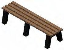 5 h Round Tube Benches For a clean, modern look, surface mountable Round Tube Park Benches are both sturdy and competitively priced.